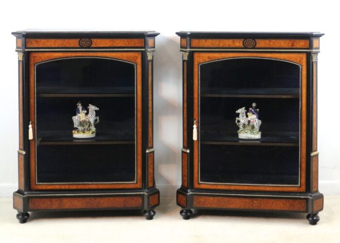 0637 pair victorian pier cabinets 2 master