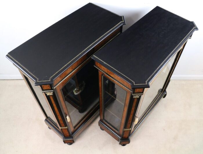 0637 pair victorian pier cabinets 4 master