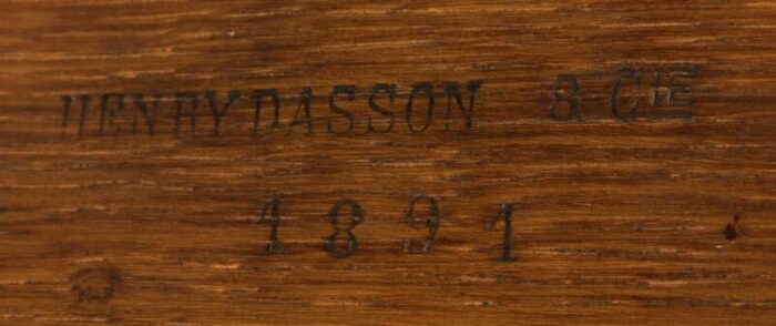 10029 Lacquer Occasional Table by Dasson stamp master