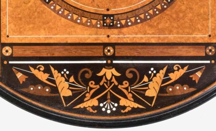 10090 Marquetry Occasional Table top detail 2 master