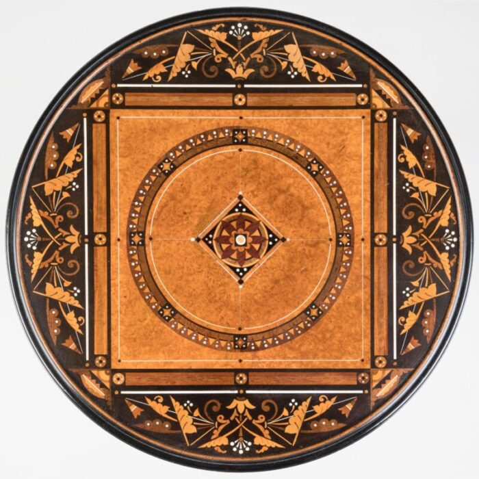 10090 Marquetry Occasional Table top master