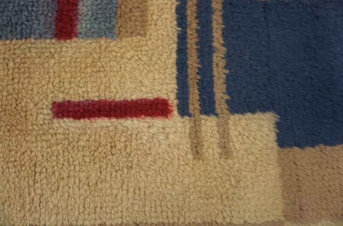 1930s english art deco carpet 7316