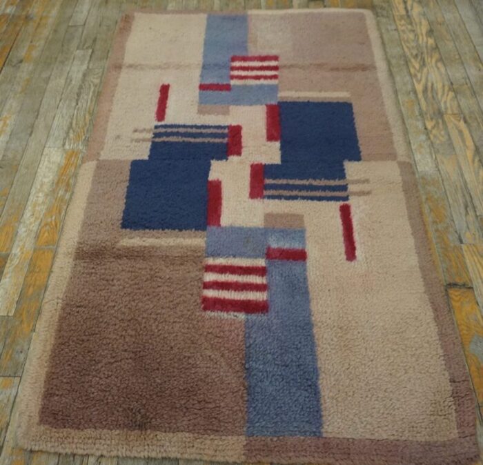 1930s english art deco carpet 8970