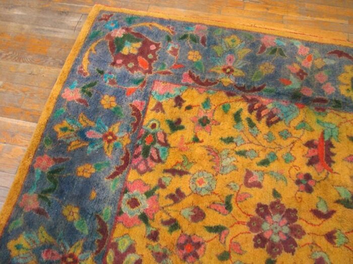 1930s n indian cotton agra carpet 63 x 9 190 x 275 6233