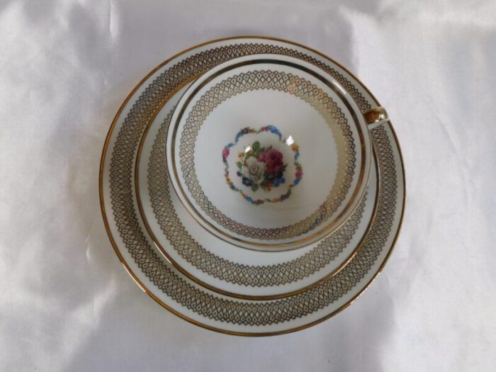 1940s winterling 3 piece luncheon set 6627