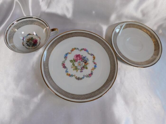 1940s winterling 3 piece luncheon set 7095