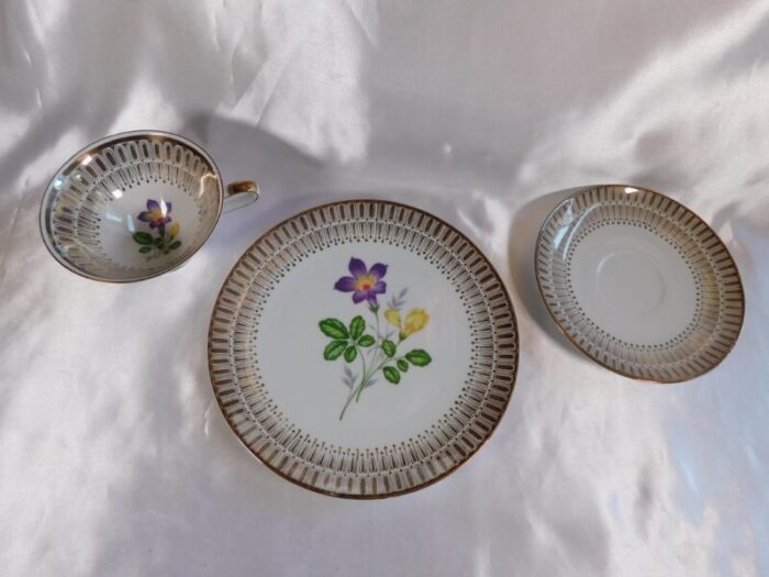 1950s winterling 3 piece luncheon set 9237