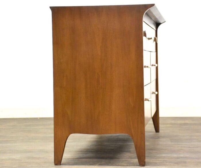 1960s drexel profile walnut dresser by john van koert 7628