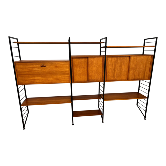 1960s mid century ladderax modular wall unit 2957