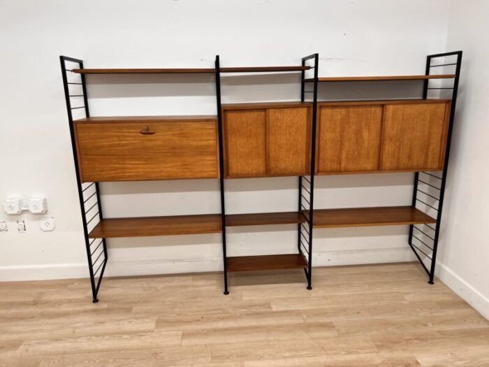 1960s mid century ladderax modular wall unit 4761