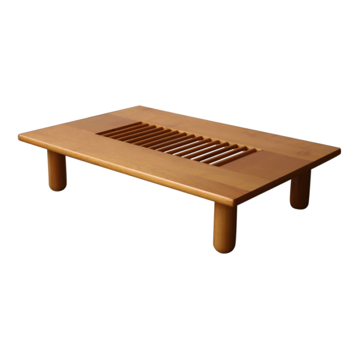 1970s roberto pamio oak coffee table 8676