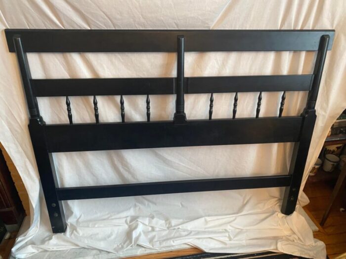 1970s vintage hitchcock stenciledpainted americana style full headboard 7751