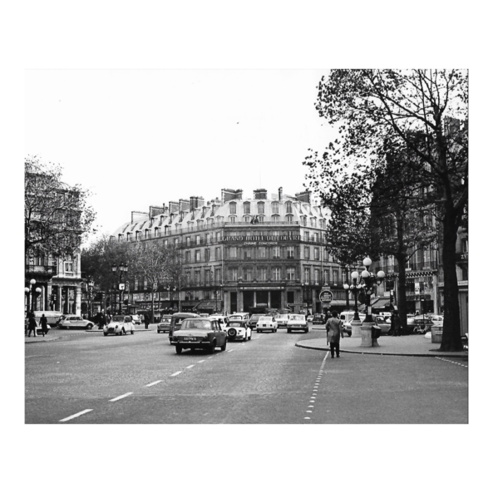 1971 hotel du lourve paris street photograph by don ware 9519