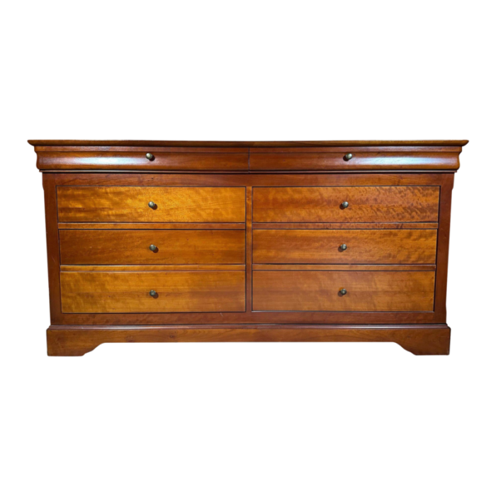 1990s a fine quality handmade long dresser by grange furniture made in france 9179