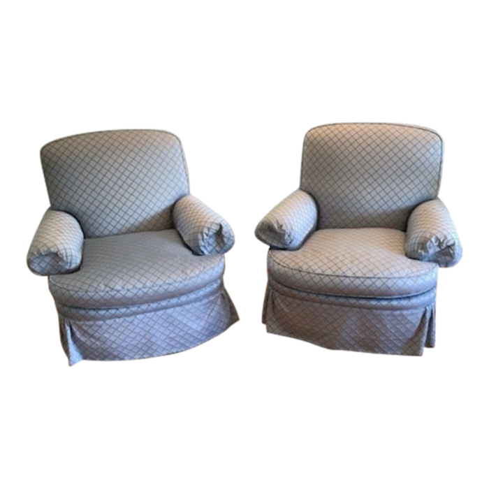 1990s baker club chairs set of 2 8309