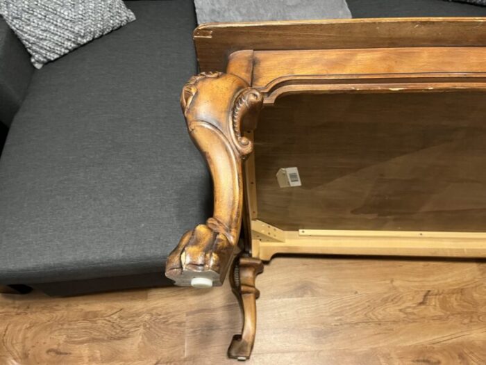 1990s ralph lauren walnut coffee table 0838