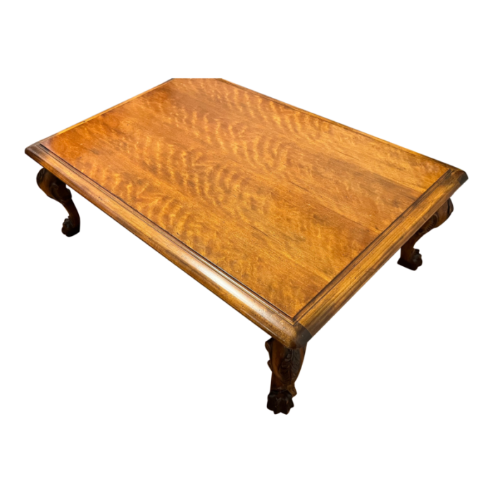 1990s ralph lauren walnut coffee table 7124