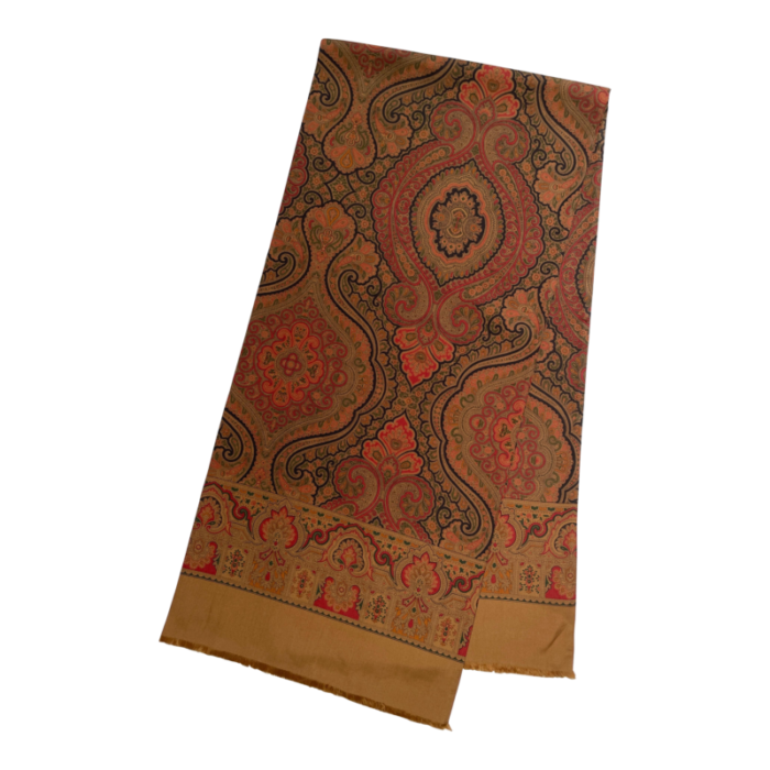 1996 paisley silk twill scarf from mulhouse textile museum 2292