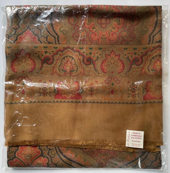 1996 paisley silk twill scarf from mulhouse textile museum 7192