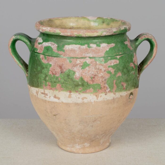 19th century french terracotta confit pot 0967