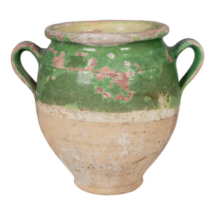 19th century french terracotta confit pot 8548