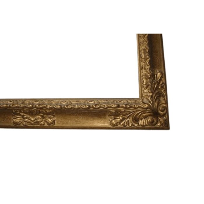 19th century gild gold carved wooden frames set of 2 7203