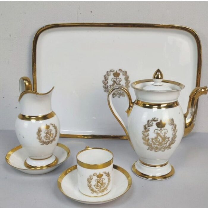 19th century sevres porcelain coffee service set of 4 1