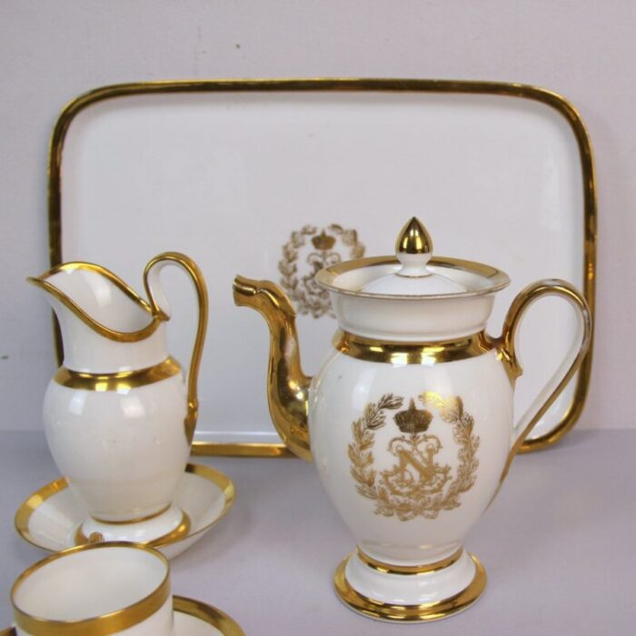 19th century sevres porcelain coffee service set of 4 2