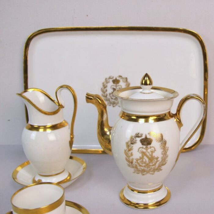 19th century sevres porcelain coffee service set of 4 3