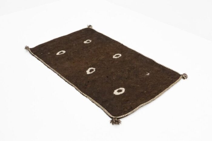 19th century woolen namad felt rug afghanistan 1890s 5990