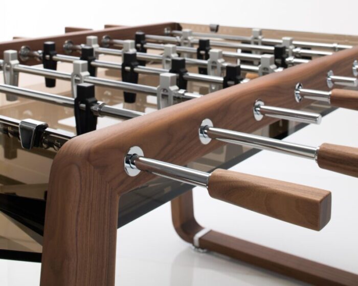 20 impatia Derby Wood Brown walnut bronze glass foosball master