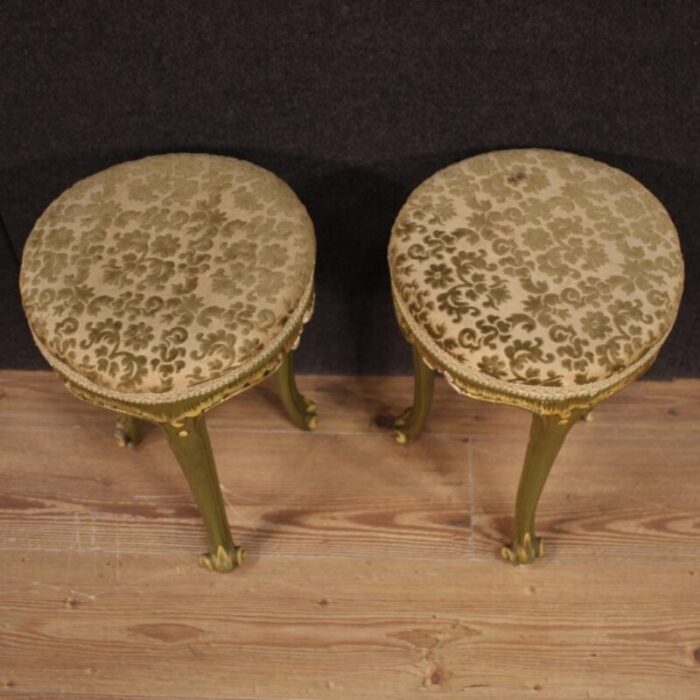 20th century italian venetian stools 1960s set of 2 0397