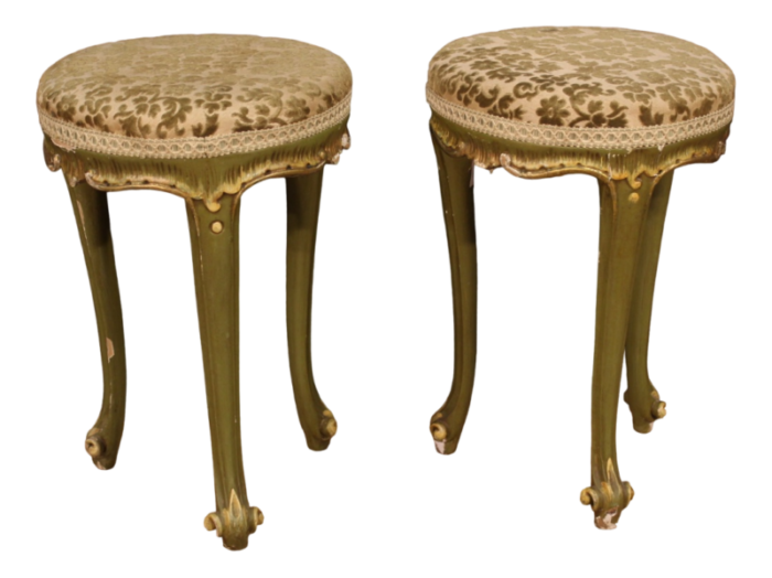 20th century italian venetian stools 1960s set of 2 6315