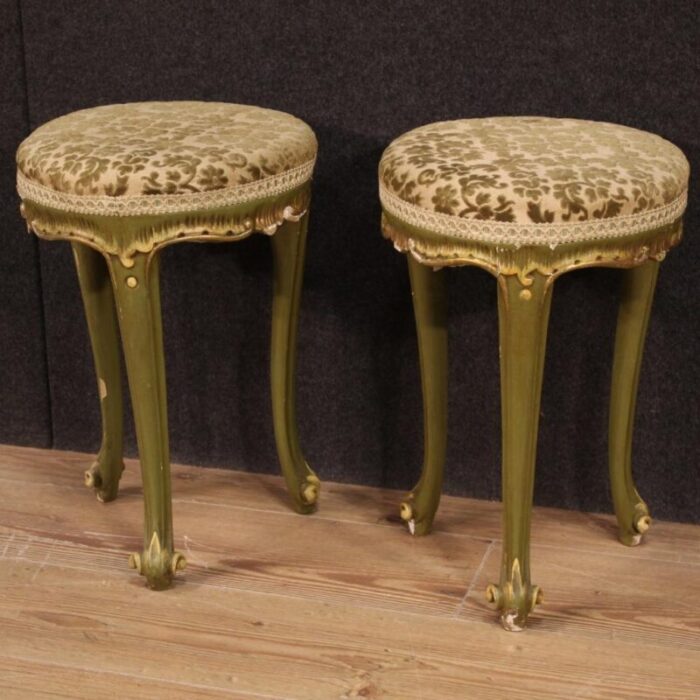 20th century italian venetian stools 1960s set of 2 8077