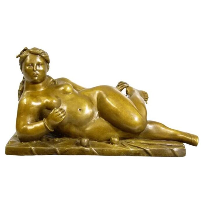 20th century sculpture in patinated bronze attributed to fernando botero 1