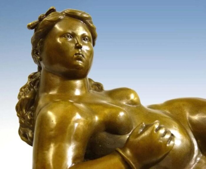 20th century sculpture in patinated bronze attributed to fernando botero 2