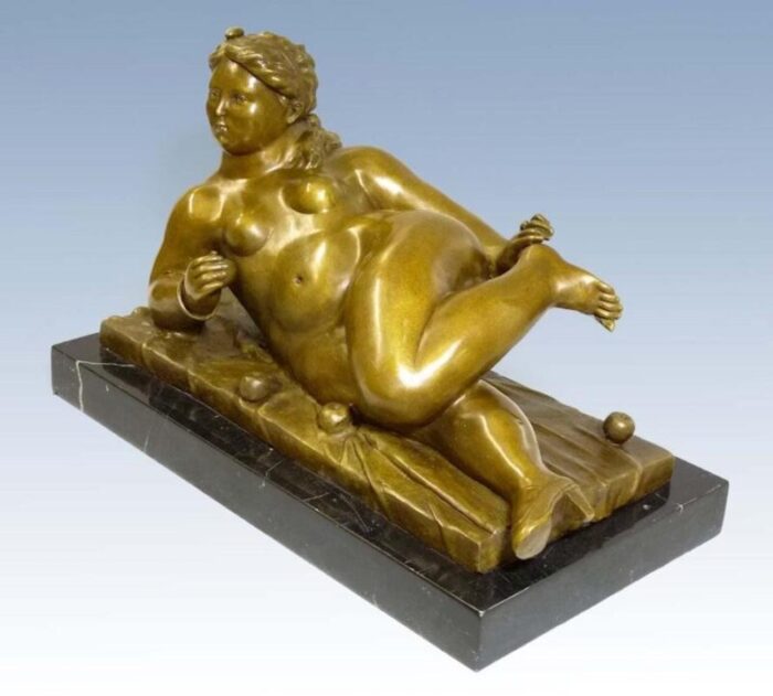 20th century sculpture in patinated bronze attributed to fernando botero 3