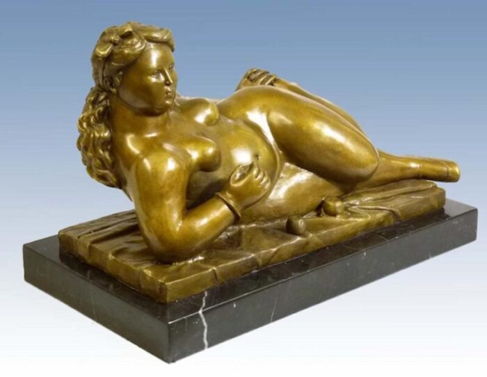 20th century sculpture in patinated bronze attributed to fernando botero 4