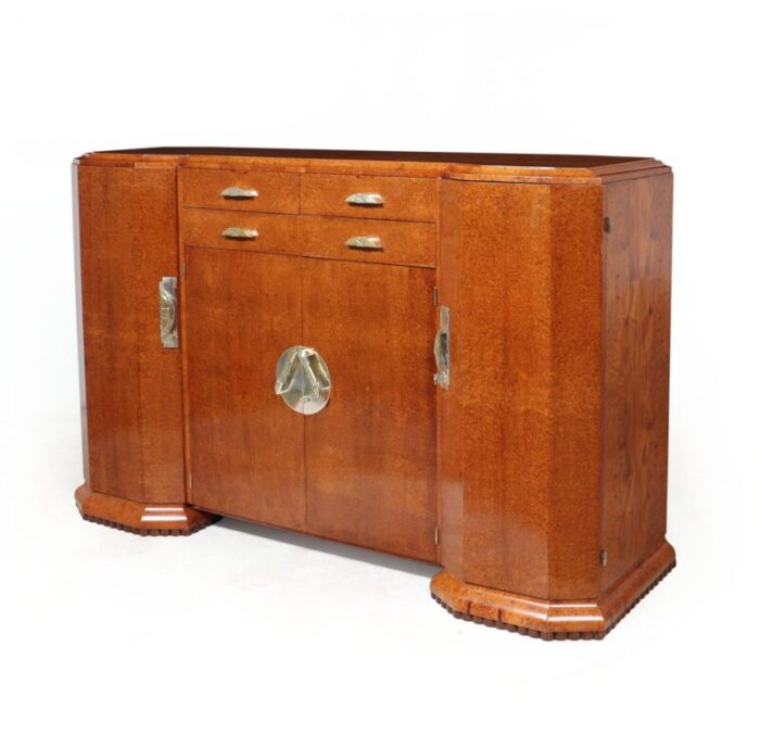 French Art Deco Sideboard in Amboyna side master