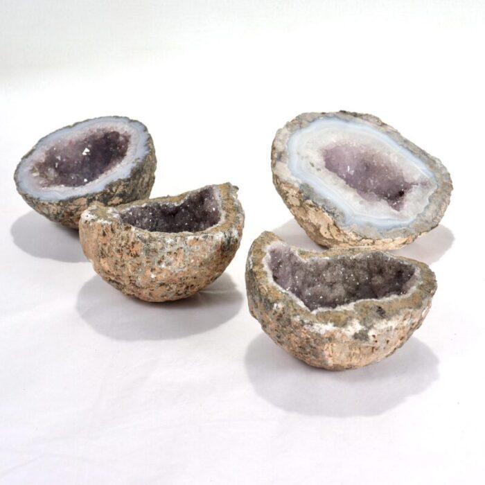 Group of 4 Amethyst Geodes 2 master