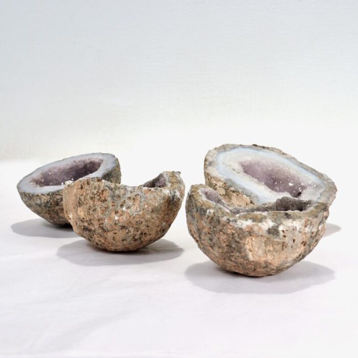 Group of 4 Amethyst Geodes 3 master