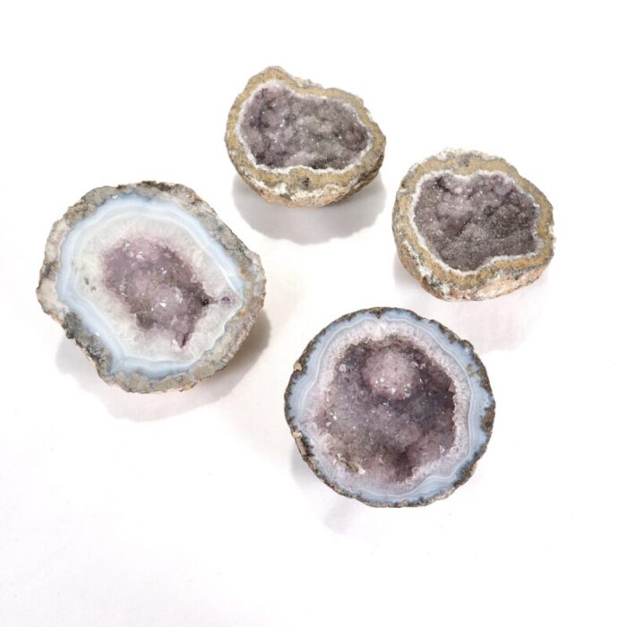 Group of 4 Amethyst Geodes 5 master