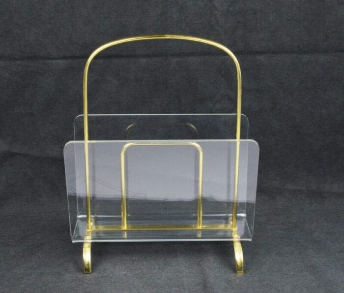 acrylic glass newspaper stand 1970s 8