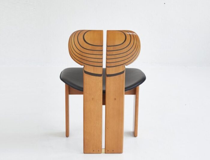 africa chairs by afra and tobia scarpa for maxalto 1975 set of 6 4761