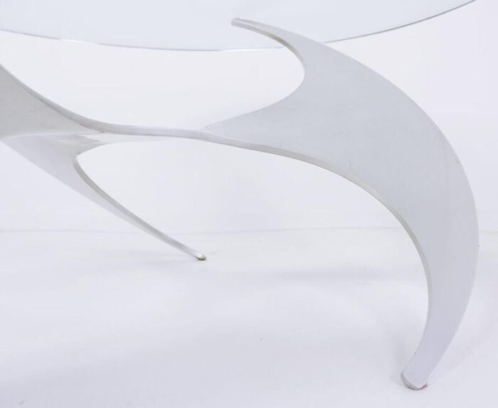 aluminum propeller coffee table attributed to knut hesterberg for ronald schmitt 1960s 0928