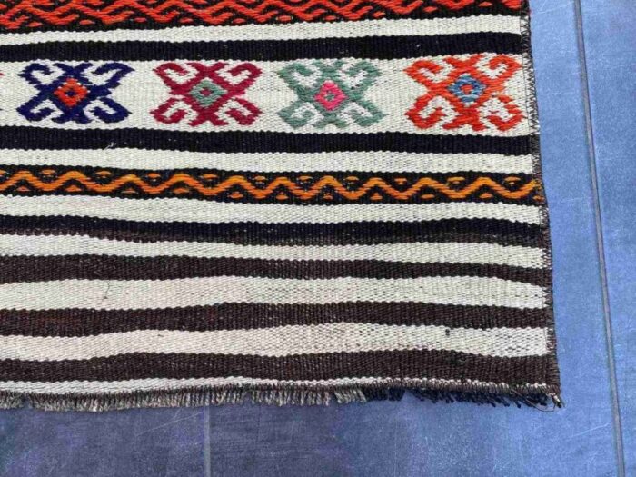 anatolian decorative small kilim rug 1950s 9