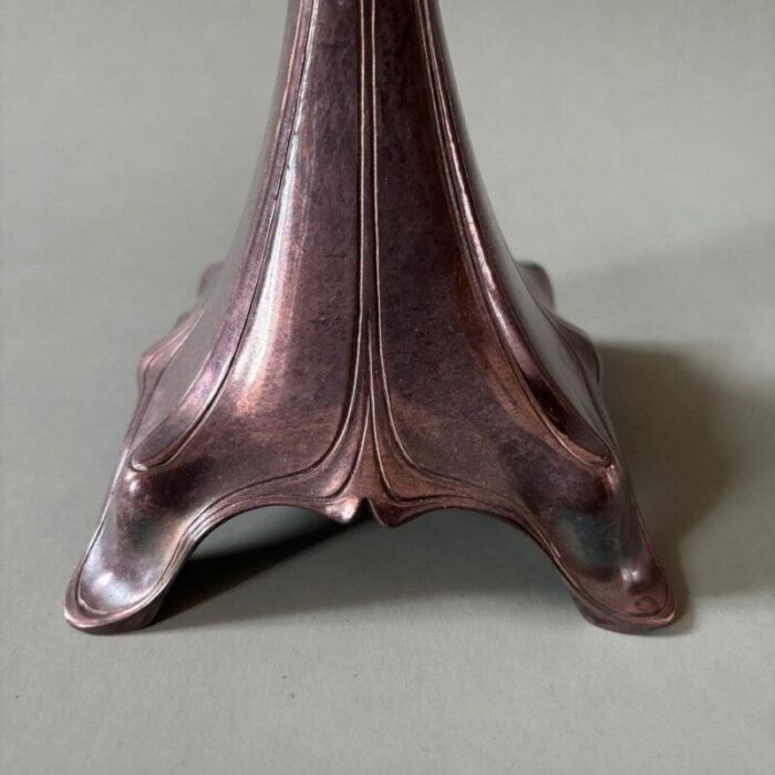 antique art nouveau candlestick 1910 4