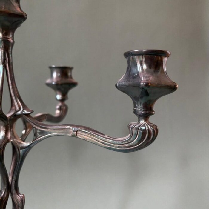 antique art nouveau candlestick 1910 6