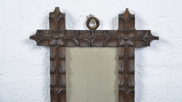 antique bavarian black forest fruitwood picture frames set of 3 10