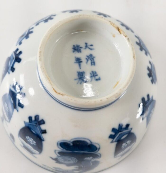 antique chinese blue and white bowl 8